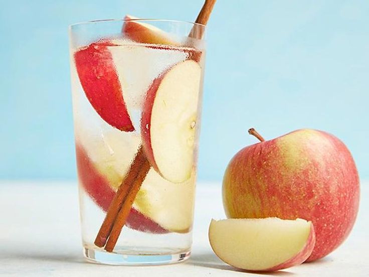 nước detox giảm mỡ bụng từ táo, quế