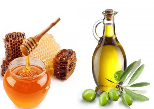 Chăm sóc da với mật ong và dầu oliu
